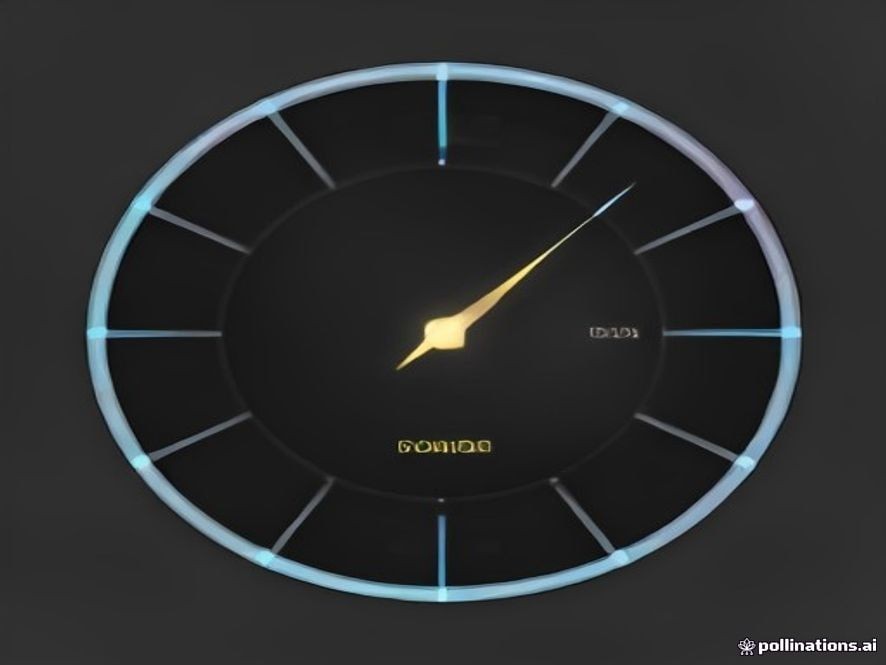 Quality score meter showing top performance ratings for search ad relevance